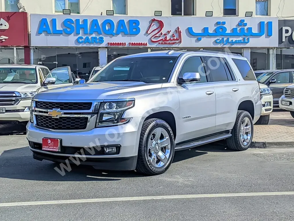 Chevrolet  Tahoe  LT  2016  Automatic  148,000 Km  8 Cylinder  Four Wheel Drive (4WD)  SUV  Silver