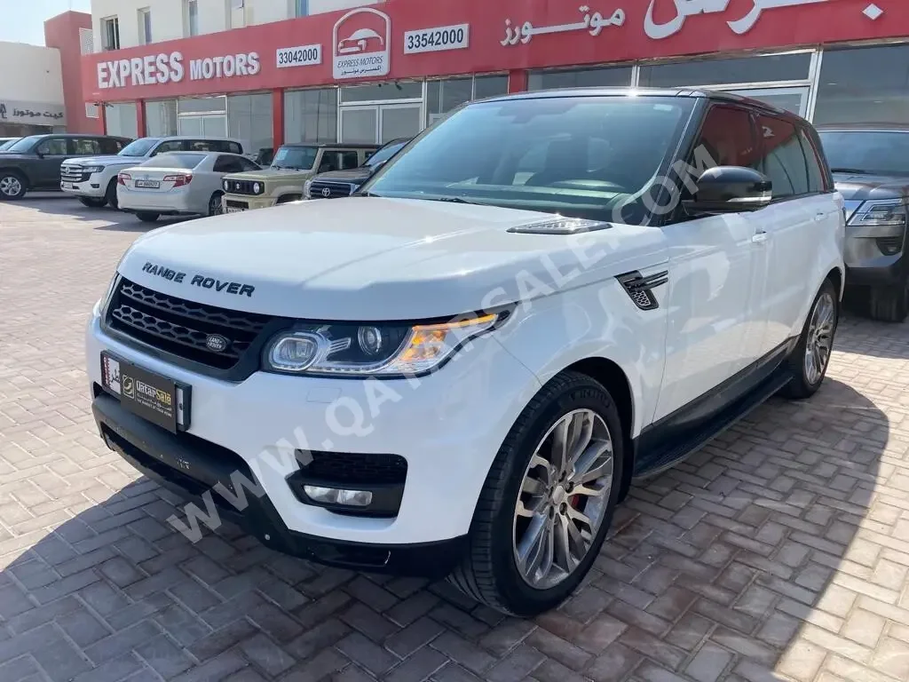 Land Rover  Range Rover  Sport Super charged  2014  Automatic  161,000 Km  8 Cylinder  Four Wheel Drive (4WD)  SUV  White