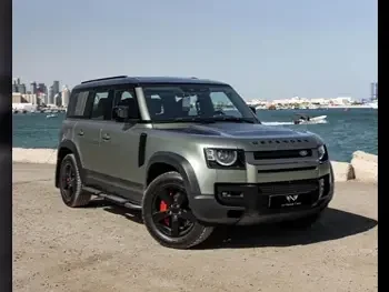 Land Rover  Defender  First Edition  2020  Automatic  102,000 Km  6 Cylinder  Four Wheel Drive (4WD)  SUV  Olive Green