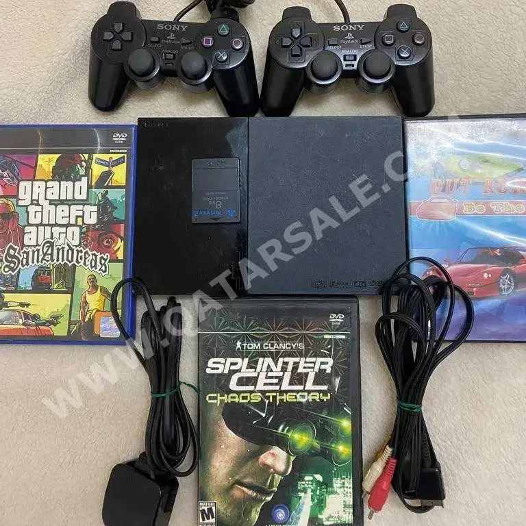 Video Games Consoles Sony  PlayStation 2 Slim Included Controllers: 2