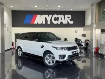 Land Rover  Range Rover  Sport HSE  2018  Automatic  111,000 Km  6 Cylinder  Four Wheel Drive (4WD)  SUV  White