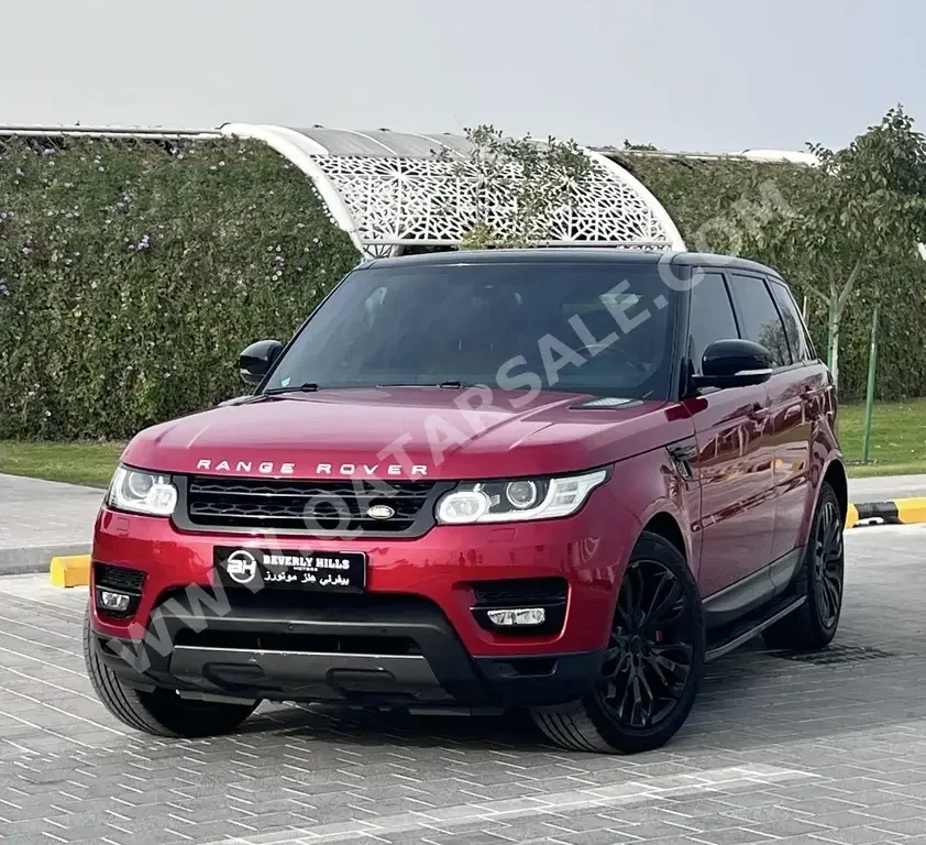 Land Rover  Range Rover  Sport Super charged  2016  Automatic  71,000 Km  8 Cylinder  Four Wheel Drive (4WD)  SUV  Red