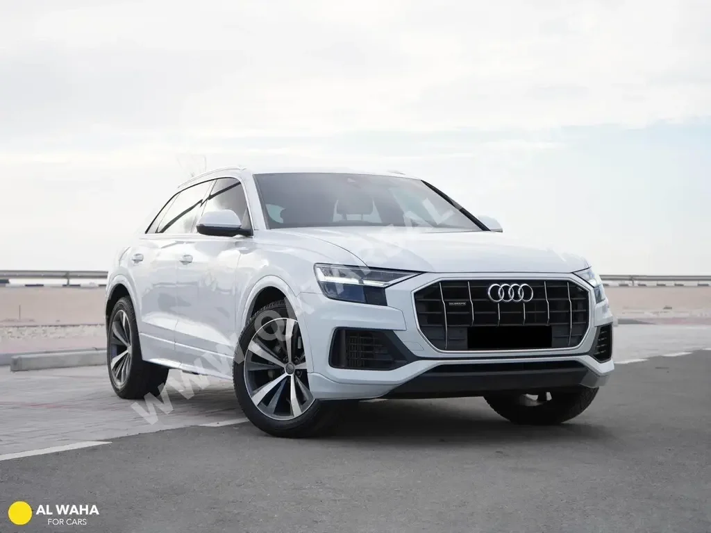Audi  Q8  S-Line  2019  Automatic  66,000 Km  6 Cylinder  All Wheel Drive (AWD)  SUV  White