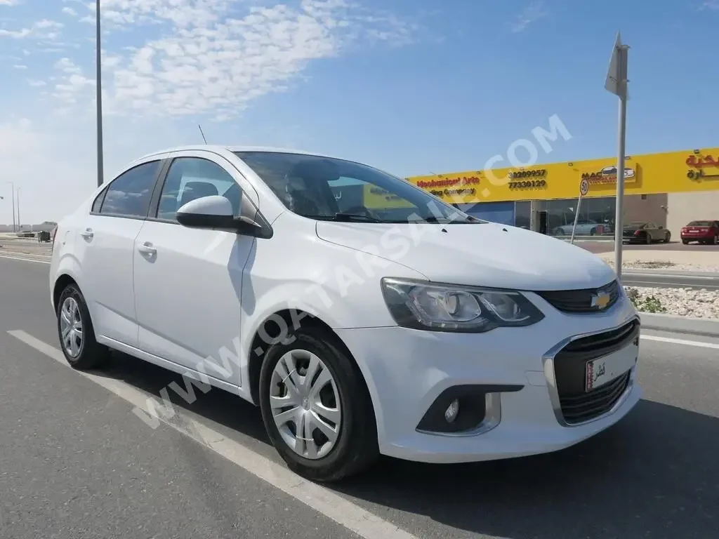 Chevrolet  Aveo  2018  Automatic  65,000 Km  4 Cylinder  Front Wheel Drive (FWD)  Sedan  White