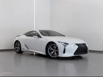 Lexus  LC  500  2017  Automatic  47,000 Km  6 Cylinder  Rear Wheel Drive (RWD)  Coupe / Sport  White