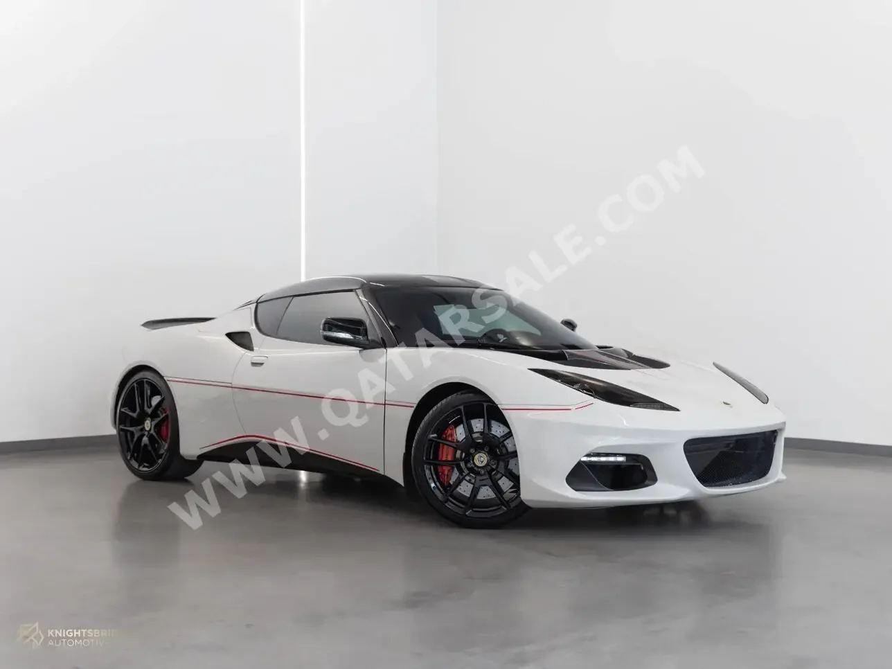 Lotus  Evora  410  2019  Automatic  45,500 Km  4 Cylinder  Rear Wheel Drive (RWD)  Coupe / Sport  White