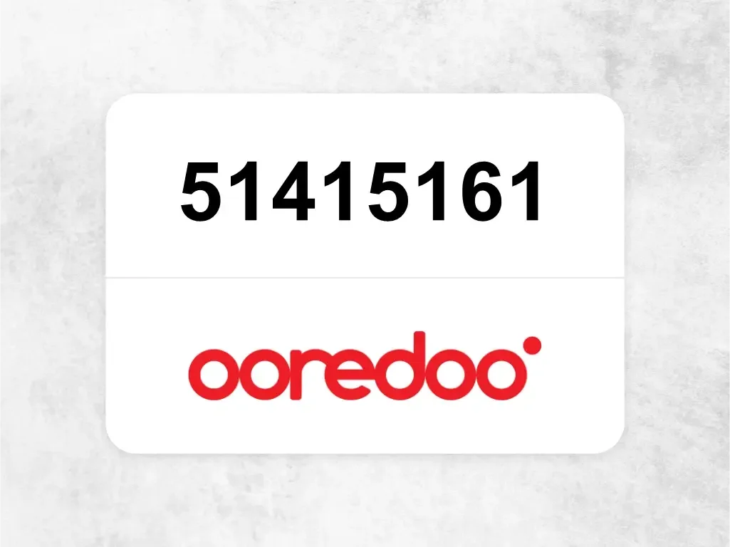 Ooredoo Mobile Phone  51415161