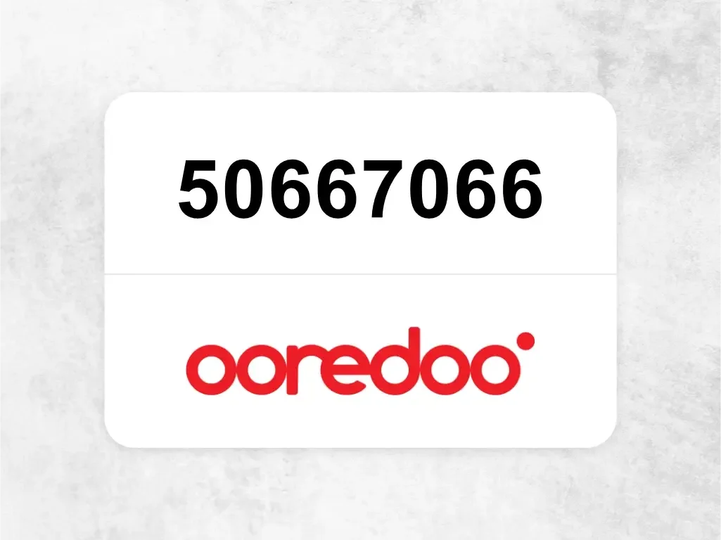 Ooredoo Mobile Phone  50667066