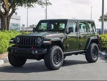 Jeep  Wrangler  Rubicon  2024  Automatic  0 Km  6 Cylinder  Four Wheel Drive (4WD)  SUV  Olive Green  With Warranty