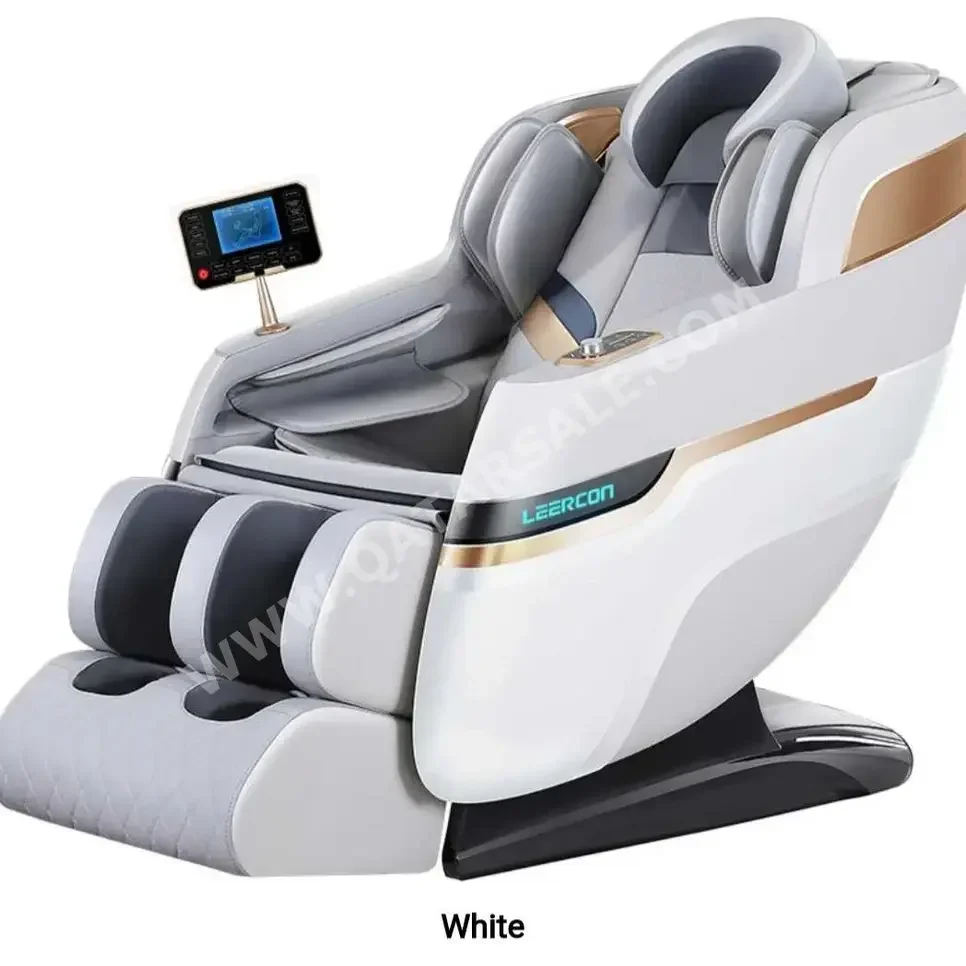كرسي التدليك ليكون  اللون الرمادي  الصين  Luxury automatic massage chair  كل الجسم  رباعي الأبعاد