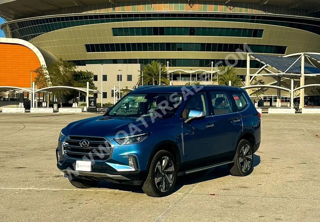 Maxus  D 90  2022  Automatic  55 Km  4 Cylinder  Four Wheel Drive (4WD)  SUV  Blue  With Warranty
