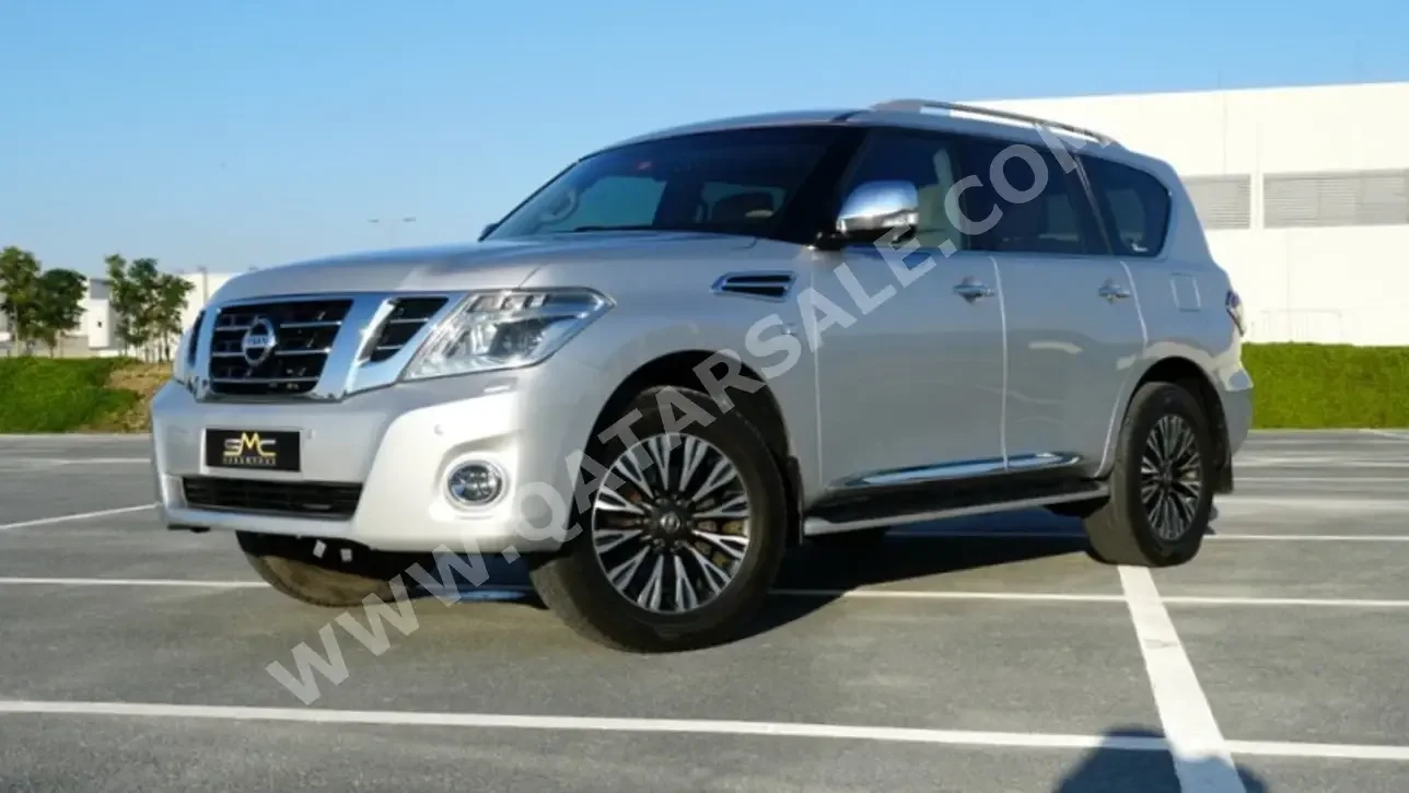 Nissan  Patrol  Platinum  2015  Automatic  150,000 Km  8 Cylinder  Four Wheel Drive (4WD)  SUV  Silver