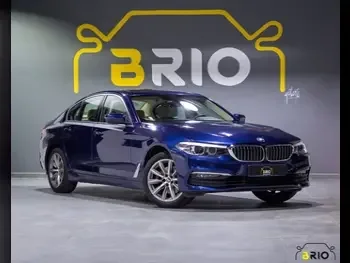 BMW  5-Series  520i  2020  Automatic  95,000 Km  4 Cylinder  Rear Wheel Drive (RWD)  Sedan  Dark Blue