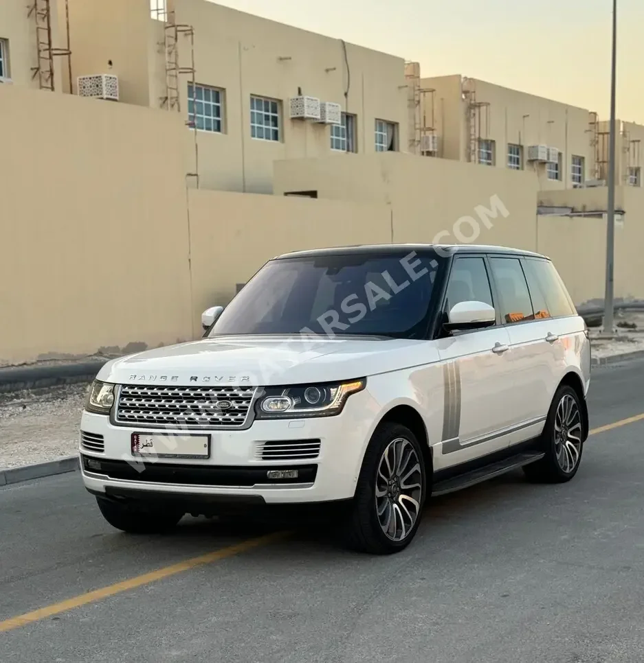 Land Rover  Range Rover  Vogue SE Super charged  2016  Automatic  134,000 Km  8 Cylinder  Four Wheel Drive (4WD)  SUV  White