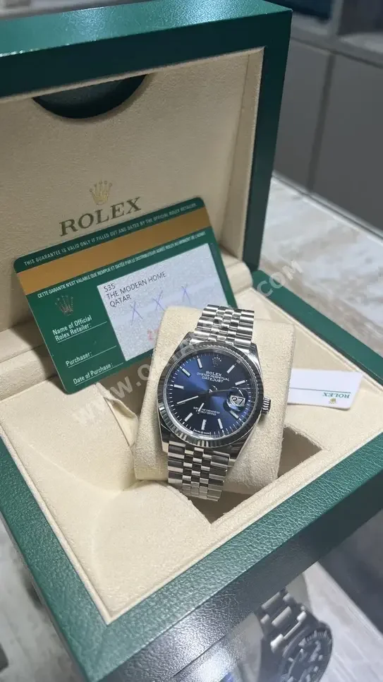 Watches Rolex  Analogue Watches  Blue  Unisex Watches
