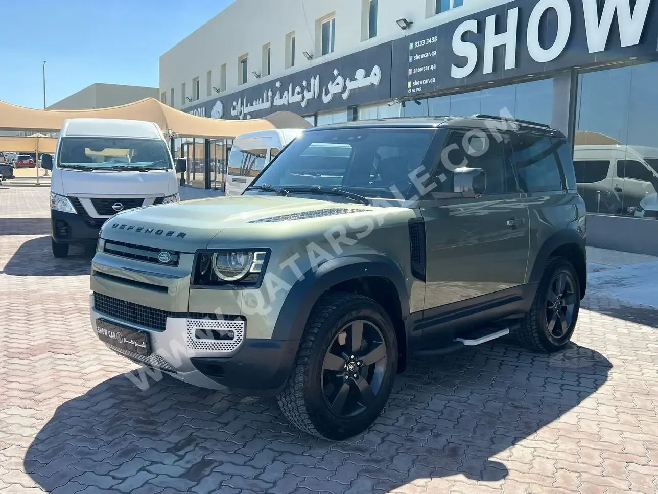 Land Rover  Defender  90 HSE  2022  Automatic  40,000 Km  6 Cylinder  Four Wheel Drive (4WD)  SUV  Green  With Warranty