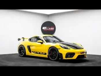 Porsche  Cayman  GT4 RS  2023  Automatic  6,474 Km  6 Cylinder  Rear Wheel Drive (RWD)  Coupe / Sport  Yellow  With Warranty