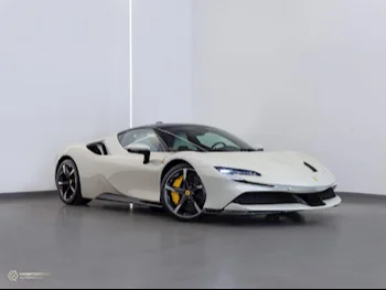  Ferrari  SF90 Stradale  2021  Automatic  1,200 Km  8 Cylinder  Rear Wheel Drive (RWD)  Coupe / Sport  White  With Warranty