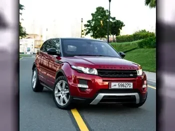 Land Rover  Evoque  Dynamic  2014  Automatic  70,000 Km  4 Cylinder  Four Wheel Drive (4WD)  SUV  Red