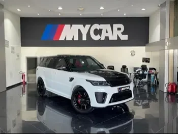 Land Rover  Range Rover  Sport SVR  2019  Automatic  86,000 Km  8 Cylinder  Four Wheel Drive (4WD)  SUV  White  With Warranty