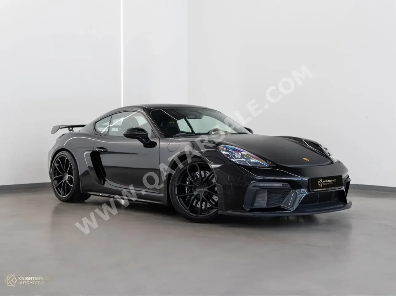 Porsche  Cayman  GT4  2022  Manual  5,700 Km  6 Cylinder  Rear Wheel Drive (RWD)  Coupe / Sport  Black  With Warranty