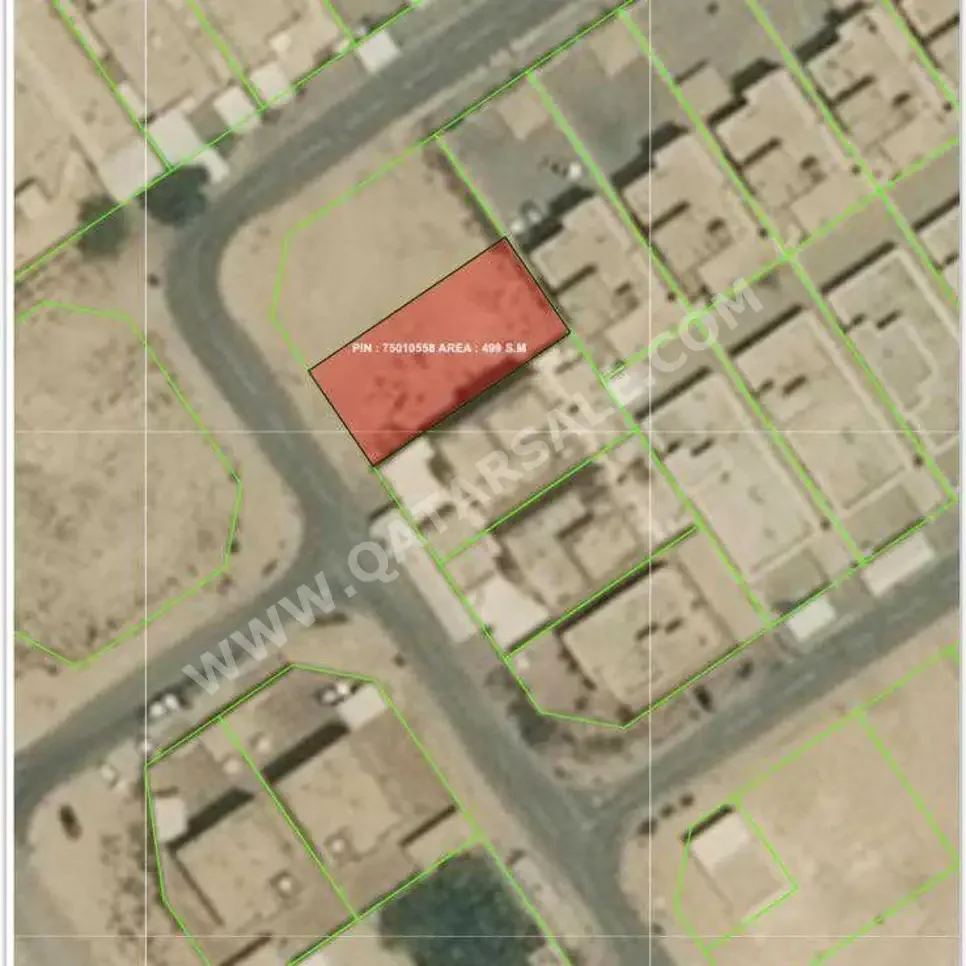 Lands Al Khor  Al Dhakira Area Size 499 Square Meter