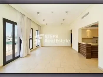 3 Bedrooms  Apartment  For Rent  Doha -  The Pearl  Semi Furnished