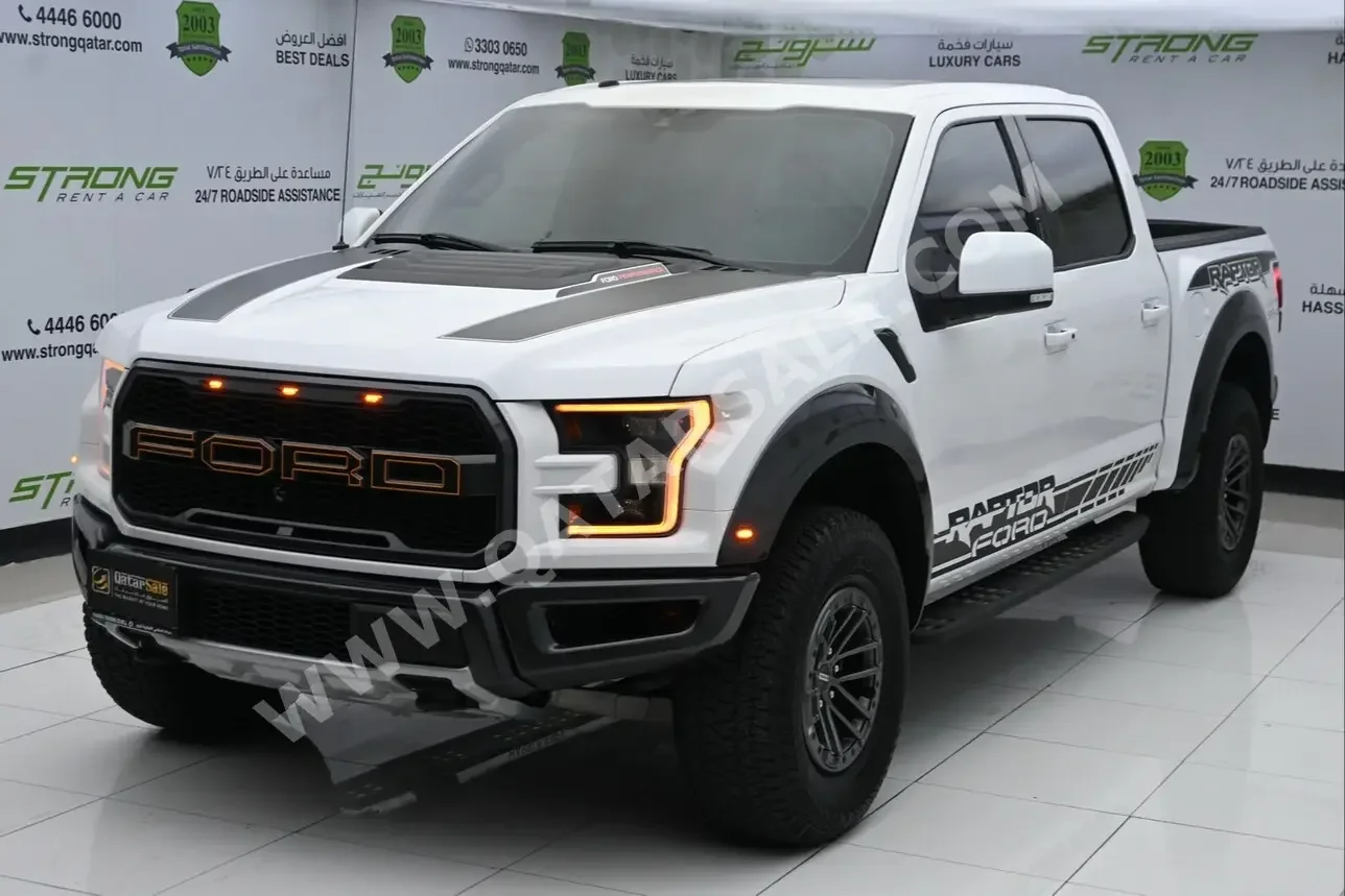  Ford  Raptor  2019  Automatic  81,000 Km  6 Cylinder  Four Wheel Drive (4WD)  Pick Up  White  With Warranty