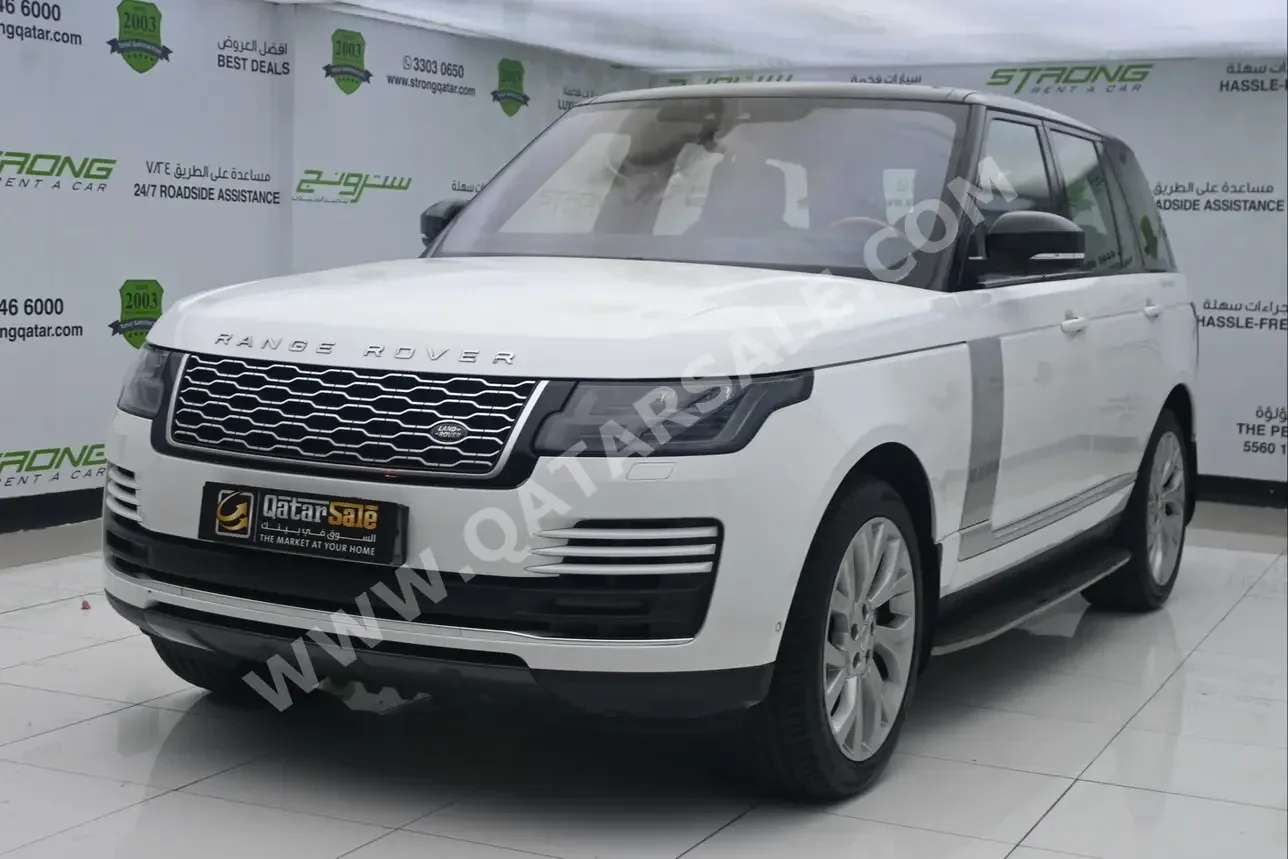 Land Rover  Range Rover  Vogue  2019  Automatic  104,000 Km  6 Cylinder  Four Wheel Drive (4WD)  SUV  White