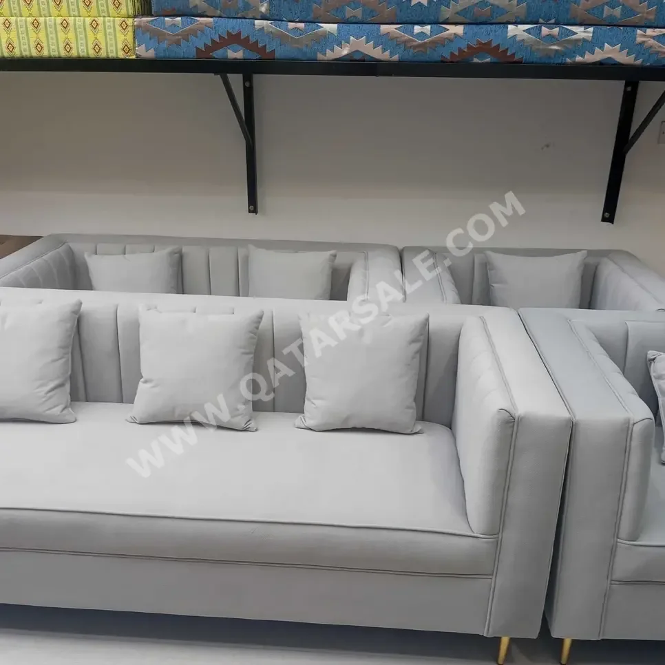 Sofas, Couches & Chairs Sofa Set  Velvet  White