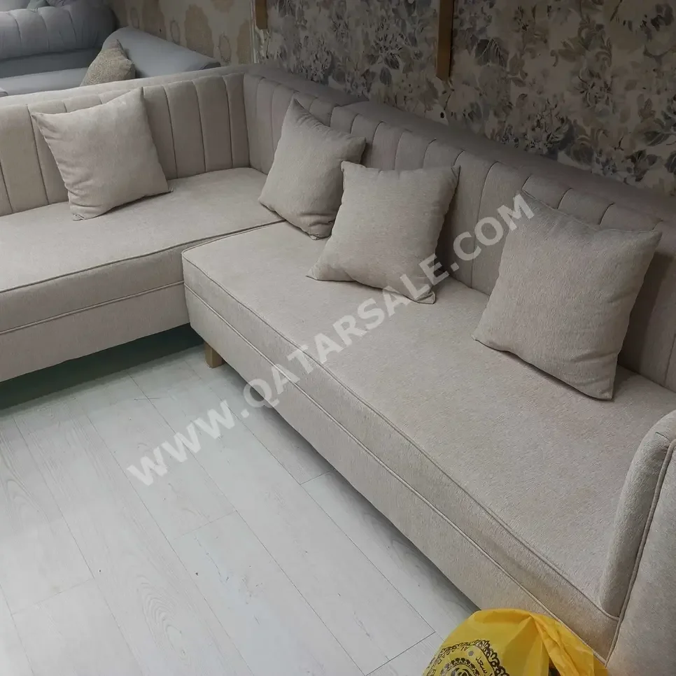 Sofas, Couches & Chairs L shape  Velvet  Gray