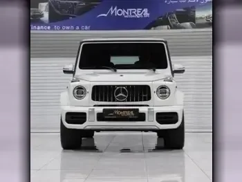 Mercedes-Benz  G-Class  63 AMG  2021  Automatic  25,000 Km  8 Cylinder  Four Wheel Drive (4WD)  SUV  White  With Warranty