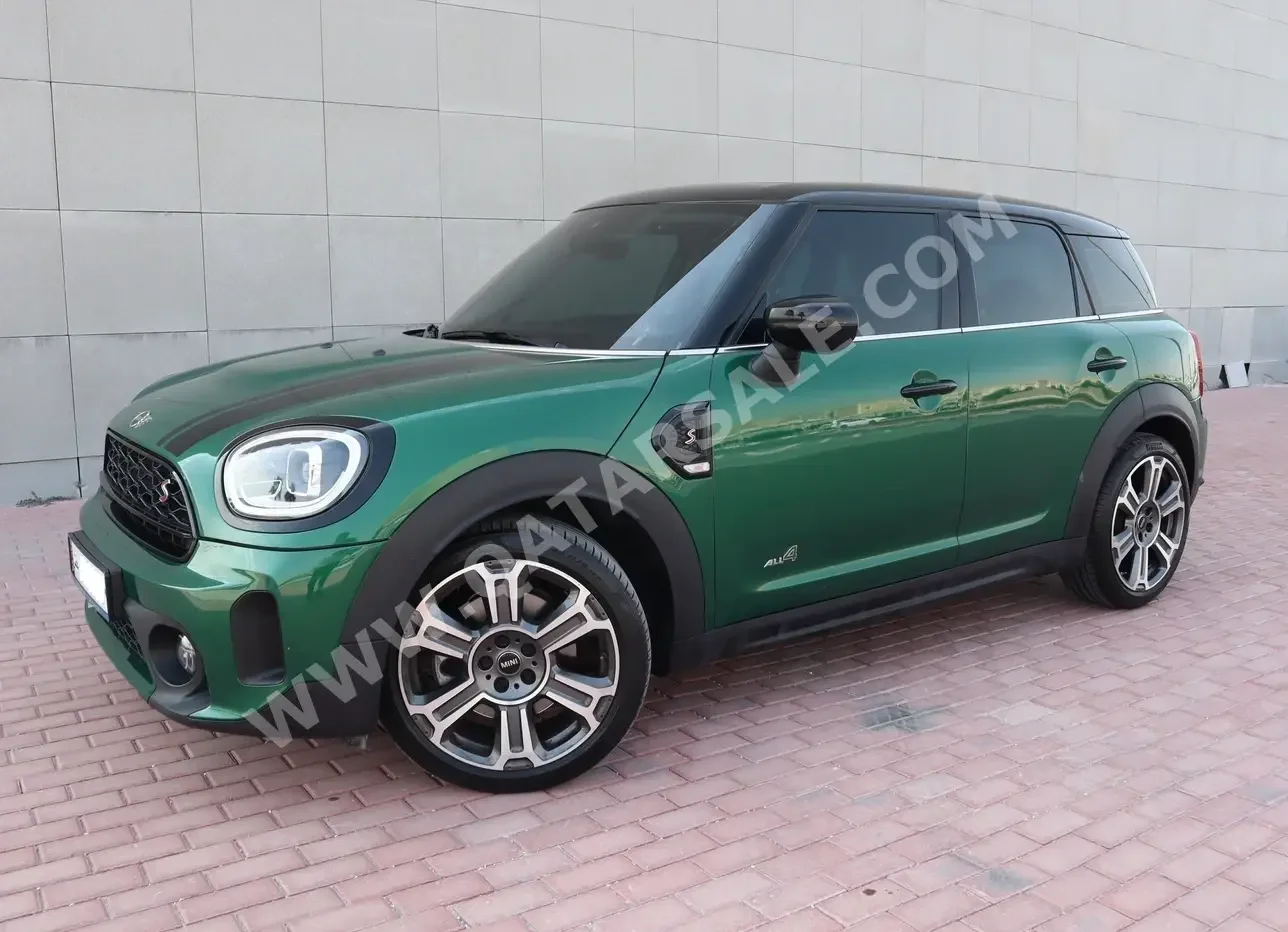 Mini  Cooper  CountryMan  S  2021  Automatic  28,500 Km  4 Cylinder  Four Wheel Drive (4WD)  SUV  Green