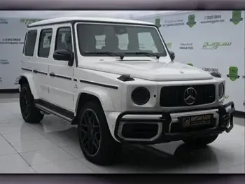 Mercedes-Benz  G-Class  63 AMG  2020  Automatic  63,000 Km  8 Cylinder  Four Wheel Drive (4WD)  SUV  White  With Warranty
