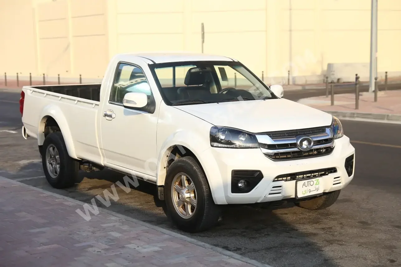 Great Wall  Wingle 5  Luxury  2021  Manual  10,500 Km  4 Cylinder  Rear Wheel Drive (RWD)  Pick Up  White  With Warranty