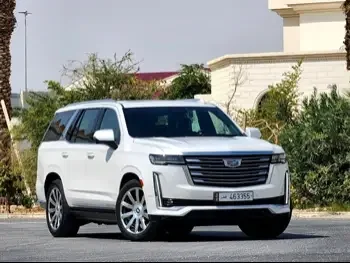  Cadillac  Escalade  Platinum  2021  Automatic  24,000 Km  8 Cylinder  Four Wheel Drive (4WD)  SUV  White  With Warranty