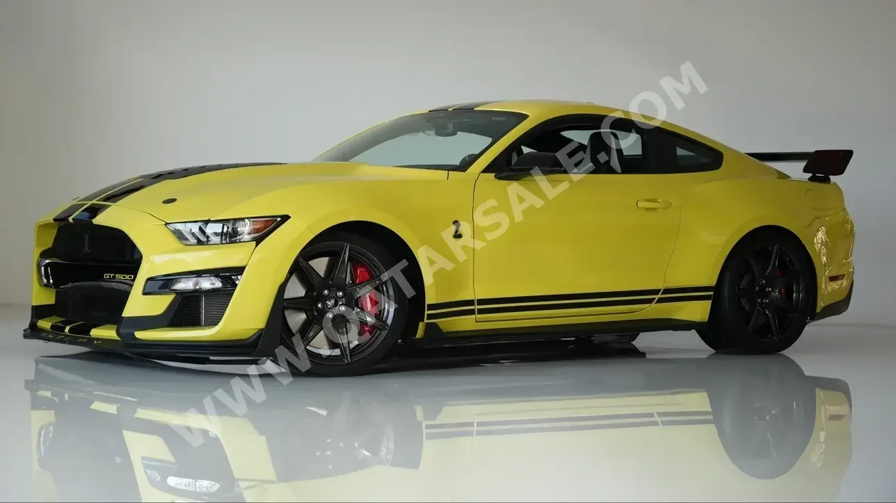 Ford  Mustang  Shelby  2021  Automatic  8,000 Km  8 Cylinder  Rear Wheel Drive (RWD)  Coupe / Sport  Yellow  With Warranty