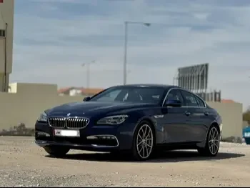BMW  6-Series  640i  2016  Automatic  101,000 Km  6 Cylinder  Rear Wheel Drive (RWD)  Sedan  Blue