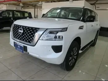 Nissan  Patrol  LE  2024  Automatic  0 Km  6 Cylinder  Four Wheel Drive (4WD)  SUV  White  With Warranty