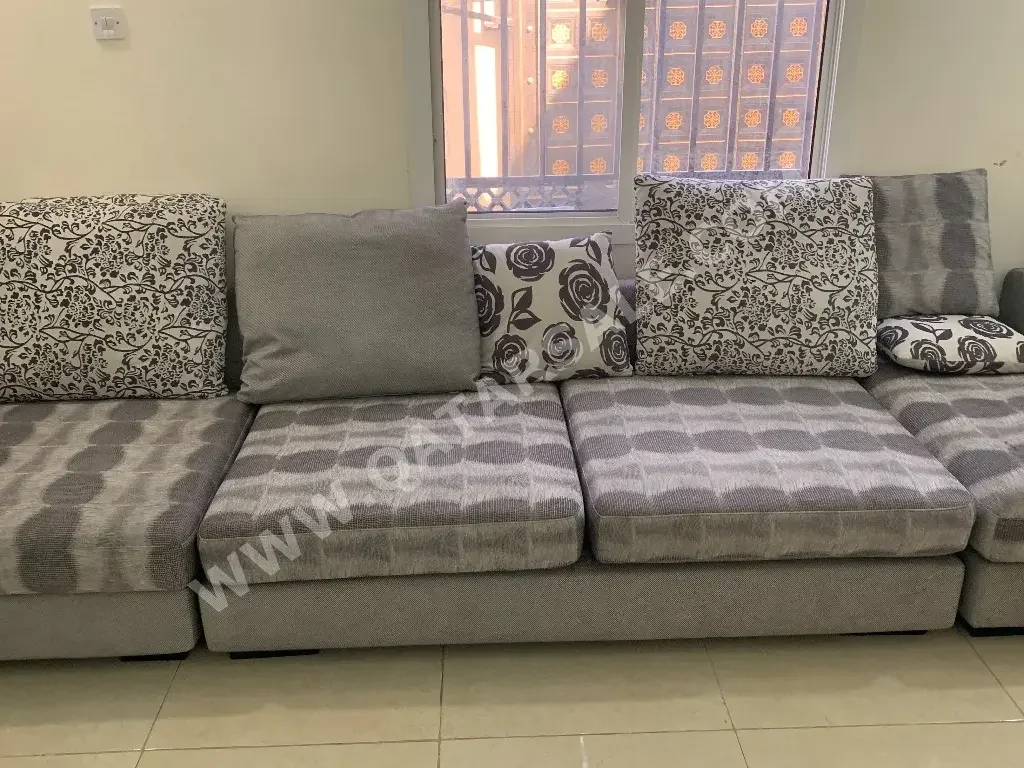 Sofas, Couches & Chairs Home Center  Sofa Set  - Fabric  - Gray