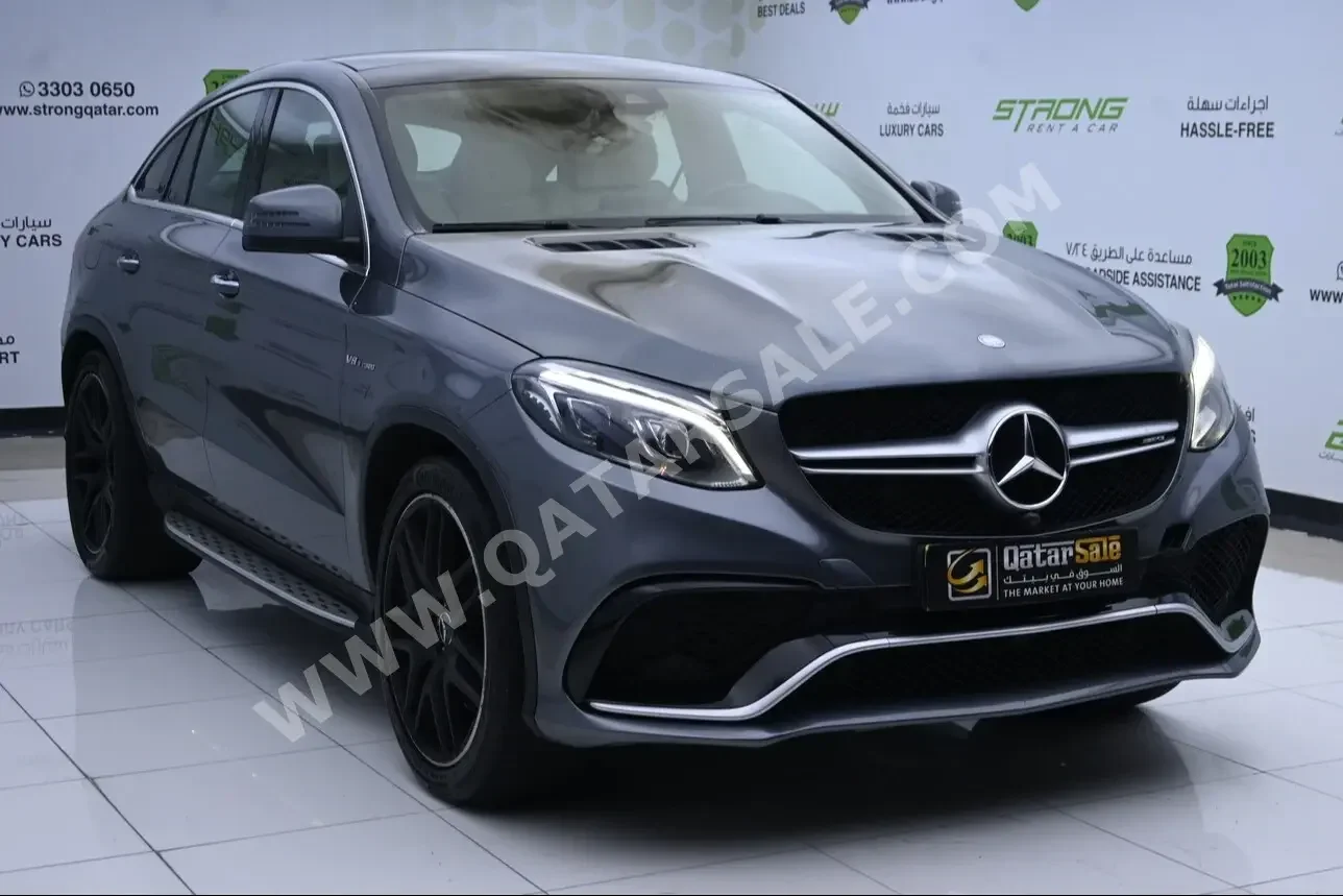 Mercedes-Benz  GLE  63S AMG  2017  Automatic  92,000 Km  8 Cylinder  Four Wheel Drive (4WD)  SUV  Gray
