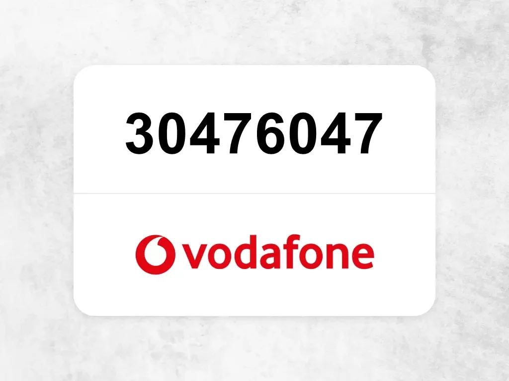 Vodafone Mobile Phone  30476047