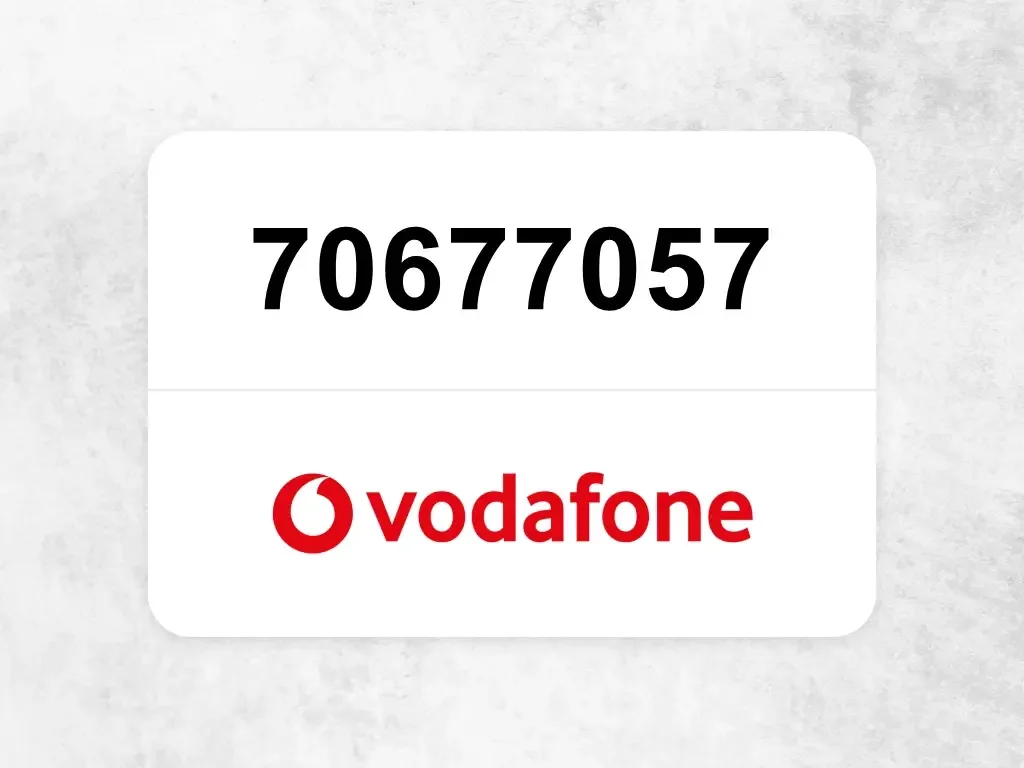 Vodafone Mobile Phone  70677057