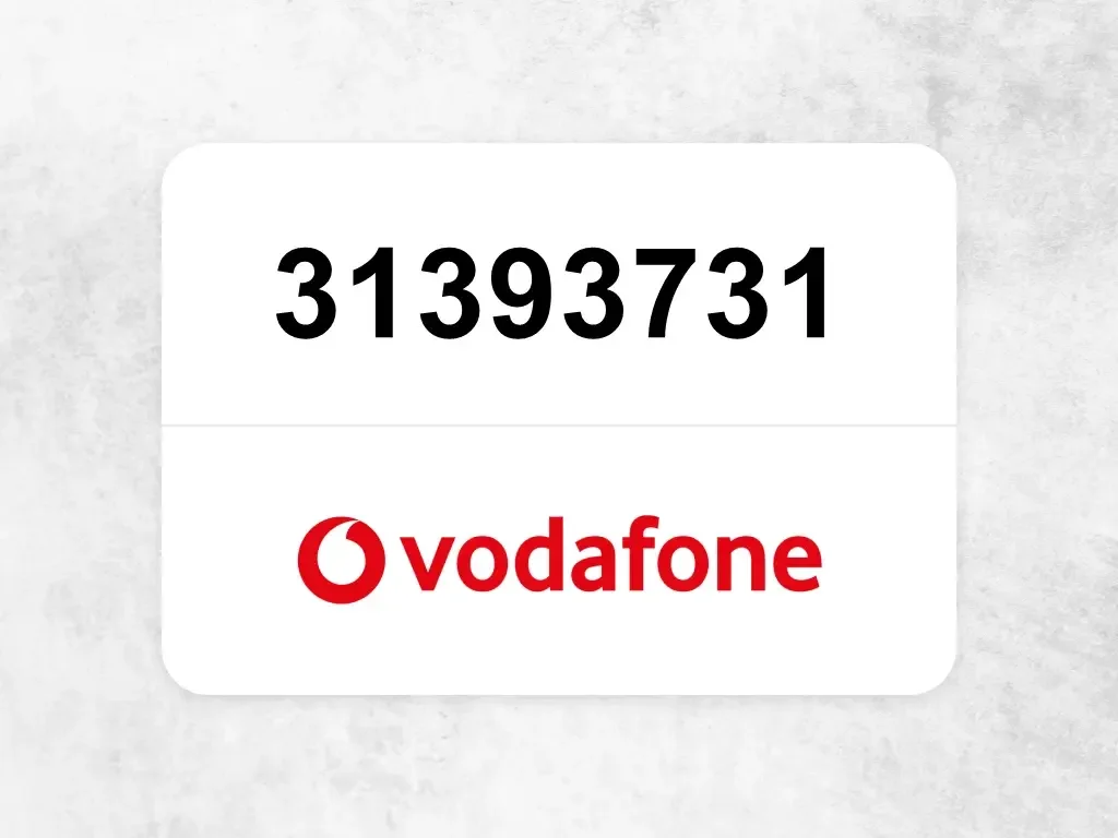 Vodafone Mobile Phone  31393731