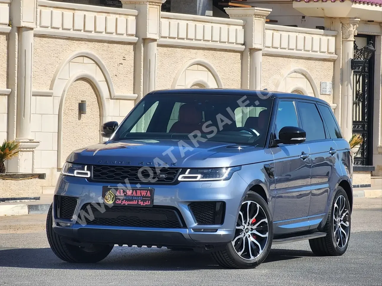 Land Rover  Range Rover  Sport Super charged  2020  Automatic  37,000 Km  8 Cylinder  Four Wheel Drive (4WD)  SUV  Blue  With Warranty