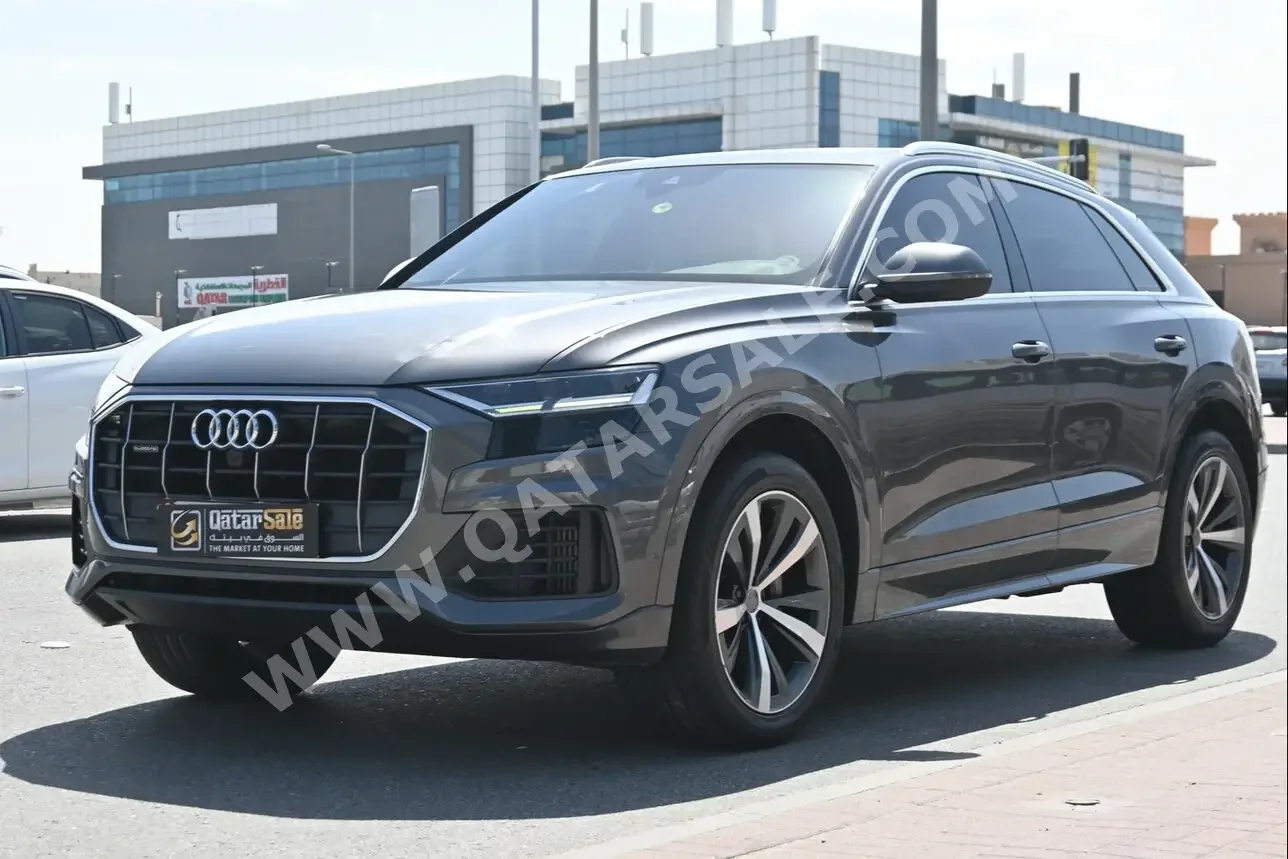 Audi  Q8  2019  Automatic  46,000 Km  6 Cylinder  Four Wheel Drive (4WD)  SUV  Gray  With Warranty