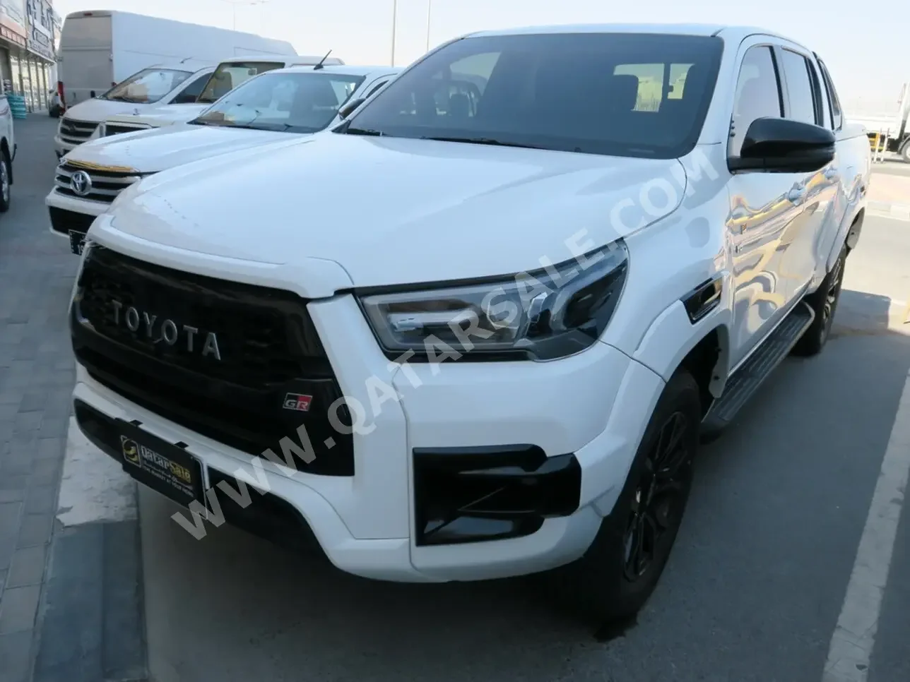 Toyota  Hilux  GR Sport  2023  Automatic  58,000 Km  6 Cylinder  Four Wheel Drive (4WD)  Pick Up  White  With Warranty