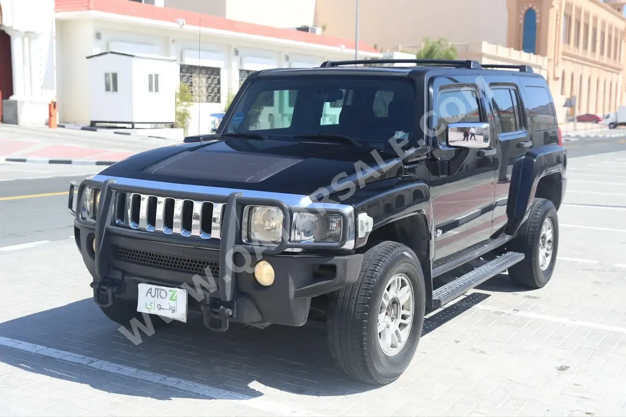 Hummer  H3  2007  Automatic  260,500 Km  5 Cylinder  Four Wheel Drive (4WD)  SUV  Black