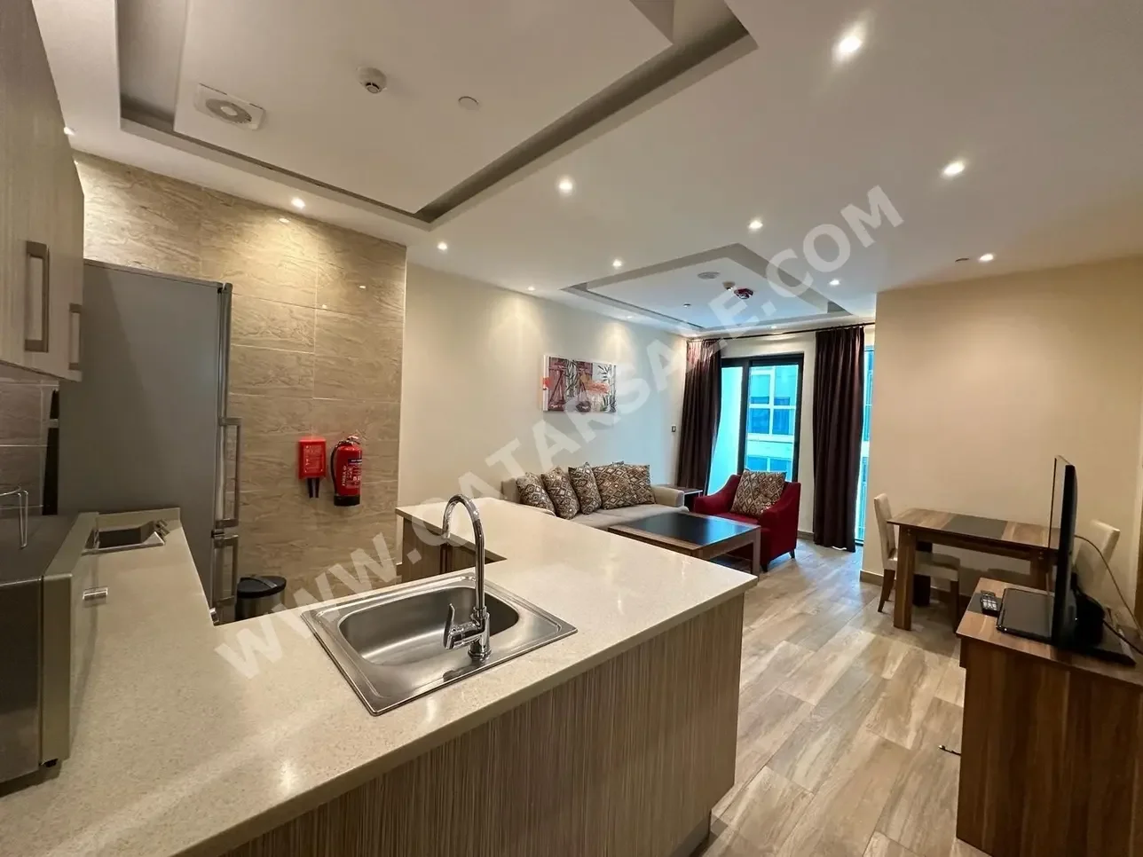 1 غرف نوم  شقة  للايجار  الدوحة -  السد  مفروشة بالكامل