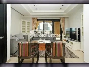 1 Bedrooms  Apartment  For Rent  Doha -  The Pearl  Fully Furnished